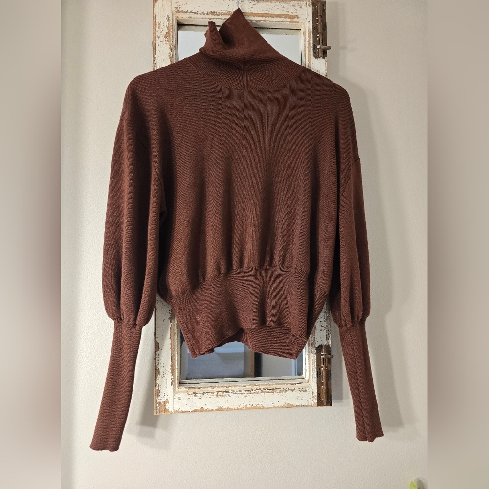 Lulus Balloon Sleeve Sweater
